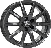 Alu kola RIAL MILANO, 15x6.5 5x100 ET38, titanová