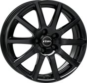 Alu kola RIAL MILANO, 17x7 5x100 ET40, černá lesklá