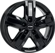 Alu kola RIAL TRANSPORTER 5, 17x7 5x108 ET45, černá lesklá (zátěžová)