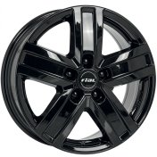 Alu kola RIAL TRANSPORTER 5, 17x7 5x108 ET45, černá lesklá (zátěžová)