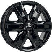 Alu kola RIAL TRANSPORTER 6, 17x7 6x130 ET57, černá lesklá (zátěžová)