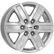 Alu kola RIAL TRANSPORTER 6, 17x7 6x120 ET50, stříbrná (zátěžová)