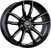 Alu kola RIAL X12, 17x7 5x112 ET45, černá lesklá