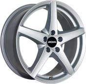 Alu kola RONAL R41, 17x8 5x120 ET42, stříbrná (zátěžová)