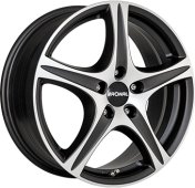 Alu kola RONAL R56, 17x8 5x108 ET42, černá matná