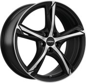 Alu kola RONAL R62, 17x7.5 5x114.3 ET40, černá matná + leštění