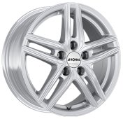 Alu kola RONAL R65, 18x7 5x112 ET51, stříbrná (zátěžová)