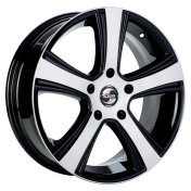 Alu kola SPATH SP23H, 17x7 5x112 ET30, černá lesklá + leštění (zátěžová)