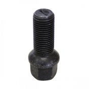 Šrouby na kola M14x1,5x30mm černé, koule R13, klíč 17
