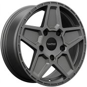 Alu kola SUPER METAL ROCKET, 18x8 5x160 ET45, šedivá matná (zátěžová)