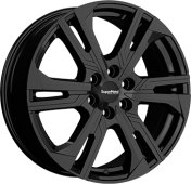 Alu kola SUPER METAL SWITCH, 19x7.5 6x120 ET52, černá lesklá (zátěžová)