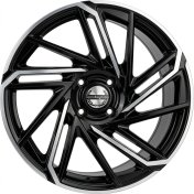 Alu kola TecnoMagnesio EPOWER, 18x7 4x100 ET38, černá + leštění