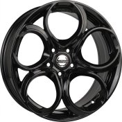 Alu kola TecnoMagnesio JUNIOR, 19x8 5x110 ET37, černá lesklá