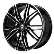 Alu kola TecnoMagnesio MOTORSPORT, 20x8 5x112 ET35, černá + leštění