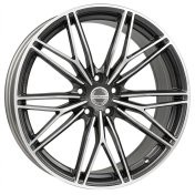 Alu kola TecnoMagnesio MOTORSPORT, 20x8 5x112 ET35, šedivá + leštění