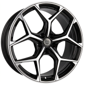 Alu kola TecnoMagnesio TMG02, 18x8 5x112 ET35, černá + leštění