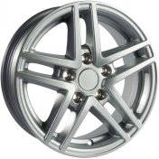 Alu kola VELGEN TR-12, 15x6 5x112 ET30, stříbrná (zátěžová)