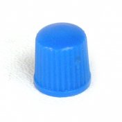 Ventilová čepička plastová modrá nízká