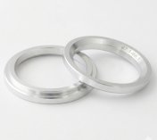 Vymezovací kroužky vněj. průměr 67,1 - 66,1 mm hliník, přesah kužele 2mm