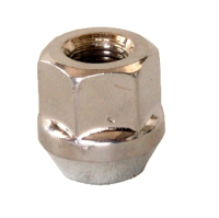Levně Matice na plechové disky Chevrolet, Subaru M12x1,25 kužel, klíč 19, výška 25 mm, otevřená