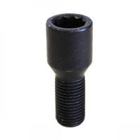 Levně Speciální šrouby na alu kola M14x1,5x25mm s vnitřní hvězdicí, černé, kužel