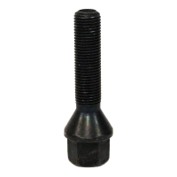 Levně Šrouby na alu kola M12x1,25x45mm černé, kužel, klíč 17