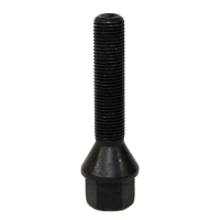 Levně Šrouby na alu kola M12x1,25x50mm černé, kužel, klíč 17