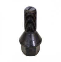 Levně Šrouby na kola M12x1,25x24mm černé, kužel, klíč 17