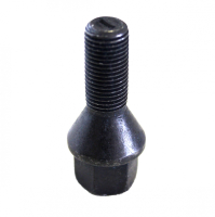 Levně Šrouby na kola M12x1,25x26mm černé, kužel, klíč 17