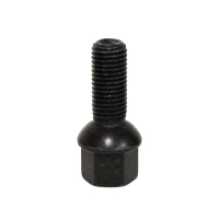 Levně Šrouby na kola M12x1,5x28mm černé, koule R12, klíč 17