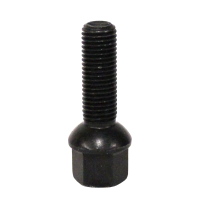 Levně Šrouby na kola M12x1,5x35mm černé, koule R12, klíč 17