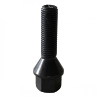 Levně Šrouby na kola M12x1,5x39mm černé, kužel, klíč 17