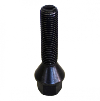 Levně Šrouby na kola M12x1,5x45mm černá, kužel, klíč 17
