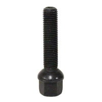 Levně Šrouby na kola M12x1,5x60mm černé, koule R12, klíč 17