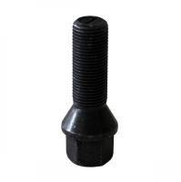 Levně Šrouby na kola M14x1,25x35mm černé, kužel, klíč 17