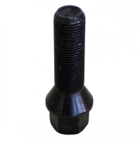 Levně Šrouby na kola M14x1,25x40mm černé, kužel, klíč 17