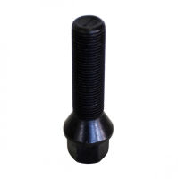 Levně Šrouby na kola M14x1,25x45mm černé, kužel, klíč 17