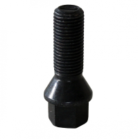 Levně Šrouby na kola M14x1,5x33mm černé, kužel, klíč 17