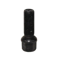Levně Šrouby na kola M14x1,5x35mm černé, koule R13, klíč 17
