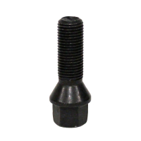 Levně Šrouby na kola M14x1,5x35mm černé, kužel, klíč 17