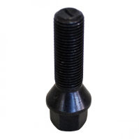 Levně Šrouby na kola M14x1,5x40mm černé, kužel, klíč 17