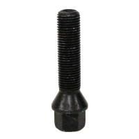 Levně Šrouby na kola M14x1,5x50mm černé, kužel, klíč 17