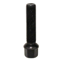Levně Šrouby na kola M14x1,5x55mm černé, koule R13, klíč 17