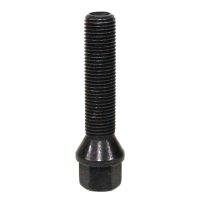 Levně Šrouby na kola M14x1,5x55mm černé, kužel, klíč 17