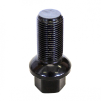 Levně Šrouby na kola M15x1,25x27mm černé, koule R14, klíč 17