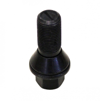 Levně Šrouby na kola M15x1,25x27mm černé, kužel, klíč 17