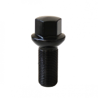 Levně Šrouby na kola M15x1,25x30mm černé, koule R14, klíč 17