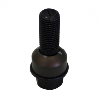 Levně Šrouby na originální kola PORSCHE, VW M14x1,5x30mm černé, koule R14, klíč 19
