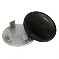 Levně Středové krytky do alu kol CS65 vnější průměr A 64,2mm B 48,5mm C 9,8mm D 11,4mm E 16,0mm