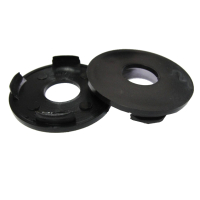 Levně Středové krytky do alu kol D44 vnější průměr A 54,2mm B 49,6mm C 2,8mm D 4,6mm E 6,3mm
